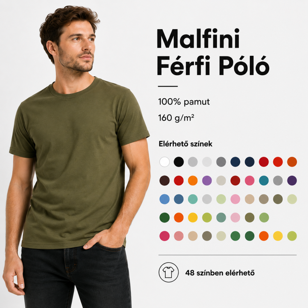 Egyedi Férfi póló - Malfini
