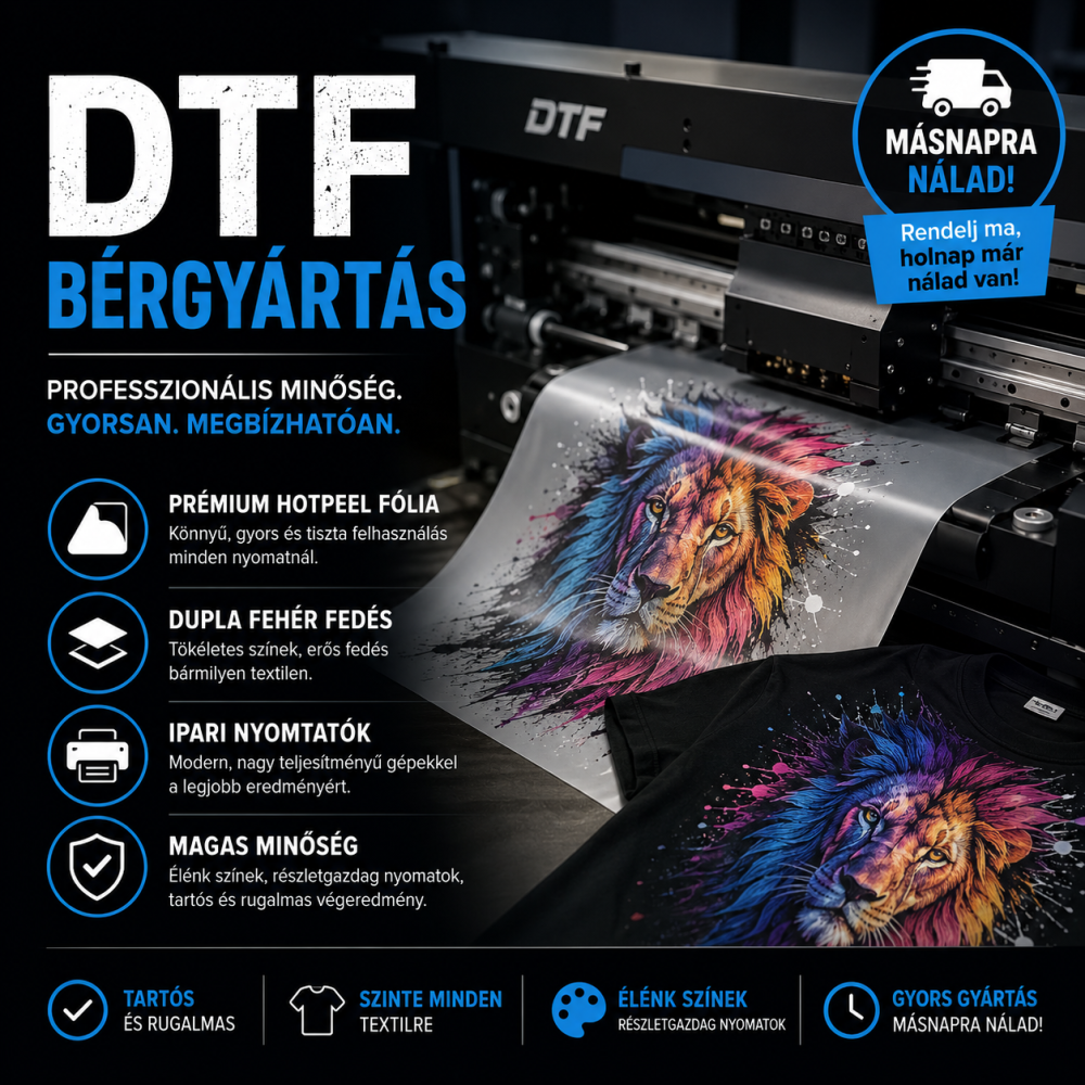 DTF Bérnyomtatás