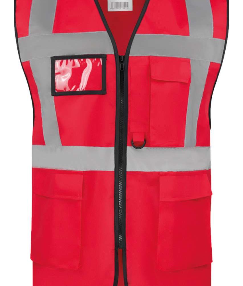 Egyedi láthatósági mellény - KXCMF COMFORT EXECUTIVE SAFETY VEST "HAMBURG"