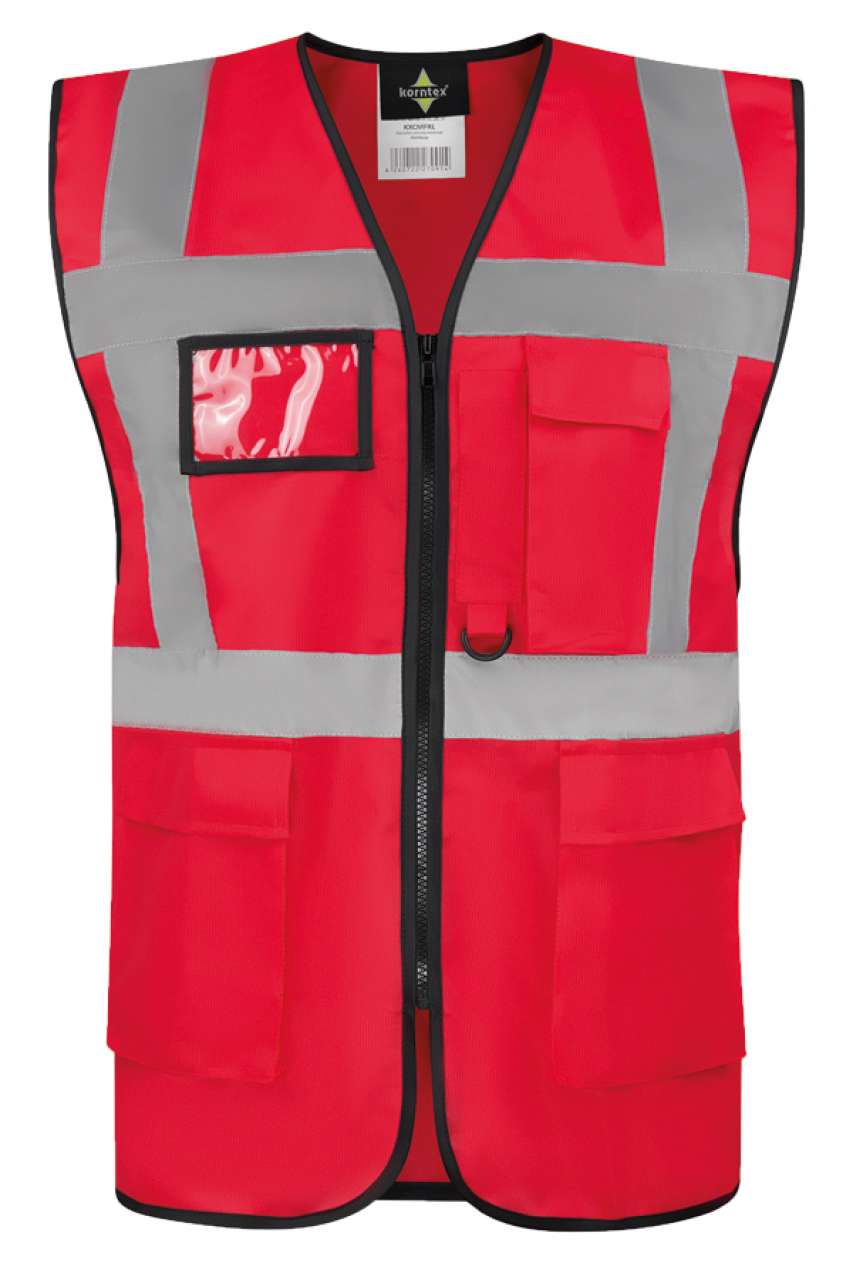 Egyedi láthatósági mellény - KXCMF COMFORT EXECUTIVE SAFETY VEST "HAMBURG"