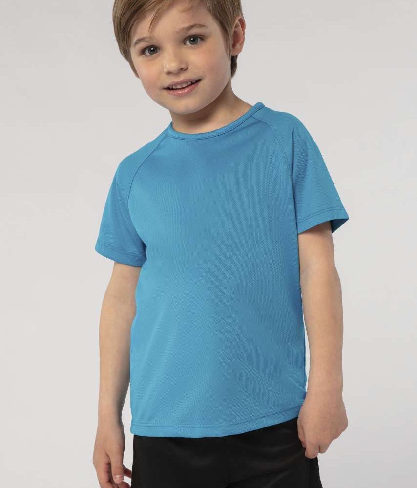 Egyedi technikai póló - SO01166 SOL'S SPORTY KIDS' - RAGLAN-SLEEVED T-SHIRT