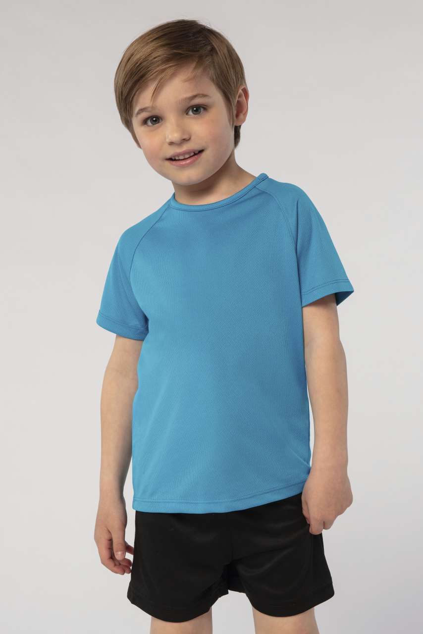 Egyedi technikai póló - SO01166 SOL'S SPORTY KIDS' - RAGLAN-SLEEVED T-SHIRT