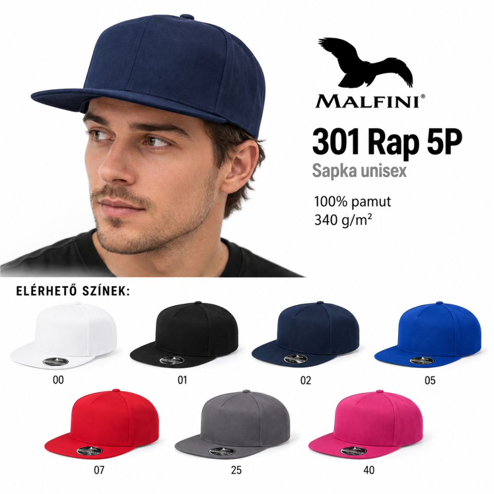 Malfini unisex rap sapka
