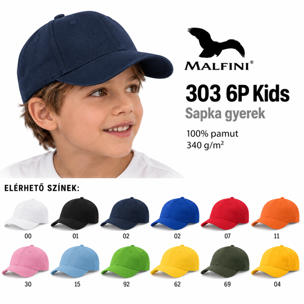 Malfini gyerek baseball sapka