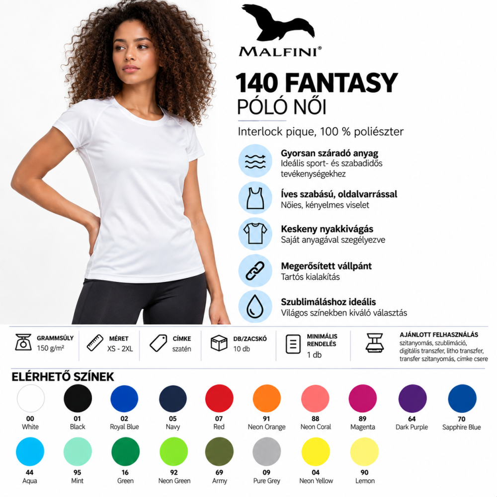Fantasy 140 női póló
