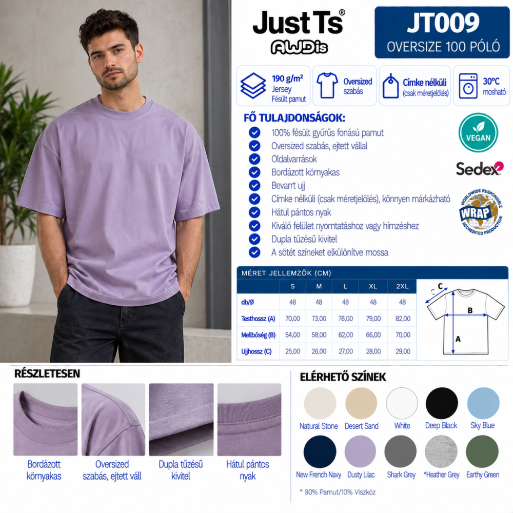OVERSIZE 100 PÓLÓ